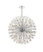 Vera 34 Light Pendant Chrome-Large Chandeliers-Elegant Lighting-Lighting Design Store