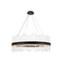 Dallas 20 Light Pendant Black-Large Chandeliers-Elegant Lighting-Lighting Design Store