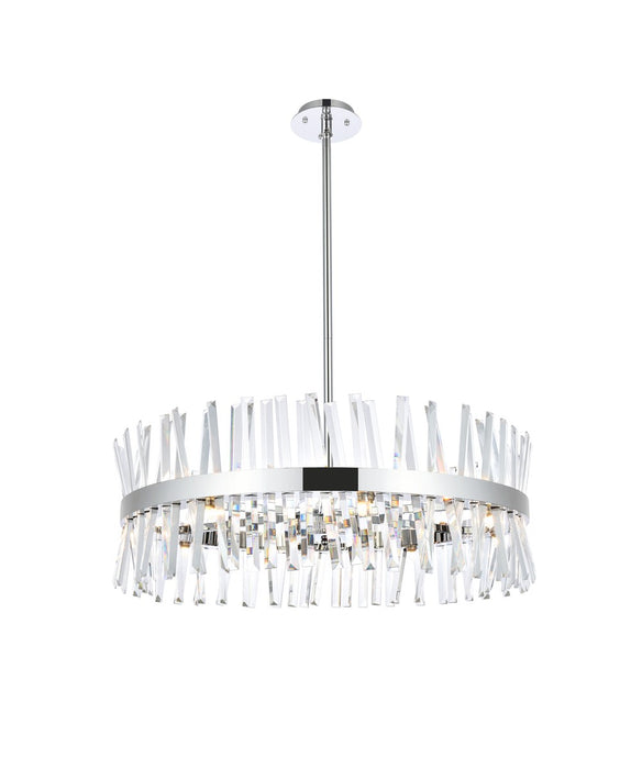Serephina 16 Light Chandelier Chrome-Mid. Chandeliers-Elegant Lighting-Lighting Design Store