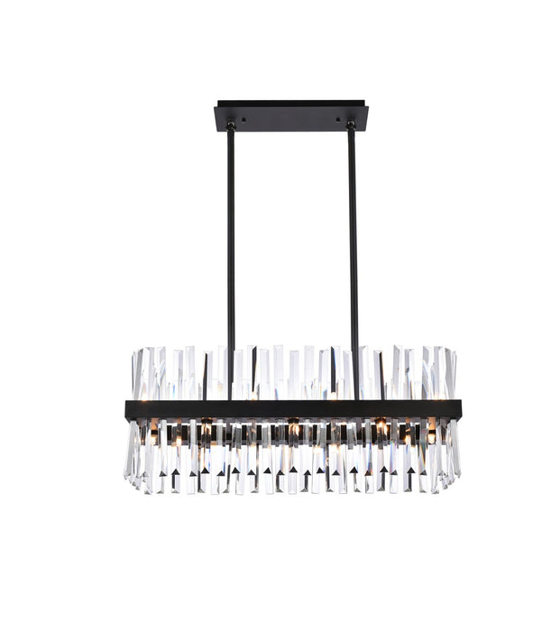 Serephina 16 Light Chandelier Black-Mid. Chandeliers-Elegant Lighting-Lighting Design Store