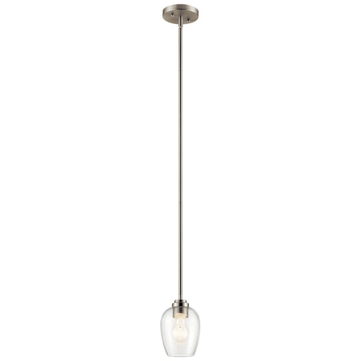 Kichler - 44380NICS - One Light Mini Pendant - Valserrano - Brushed Nickel