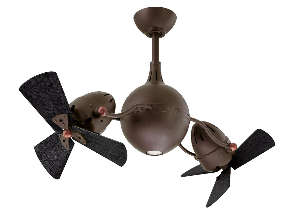 Matthews Fan Company - AQ-TB-WDBK - 38 Inch Ceiling Fan - Acqua - Textured Bronze