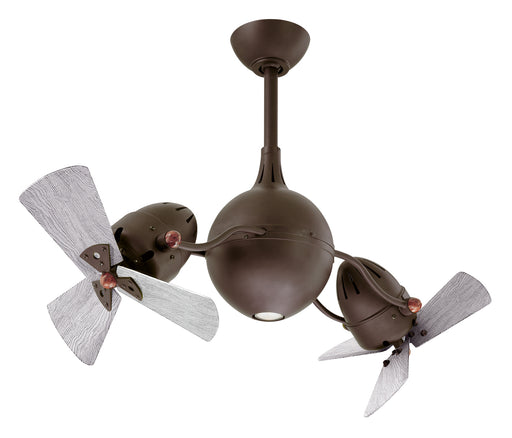 Matthews Fan Company - AQ-TB-WDBW - 38 Inch Ceiling Fan - Acqua - Textured Bronze