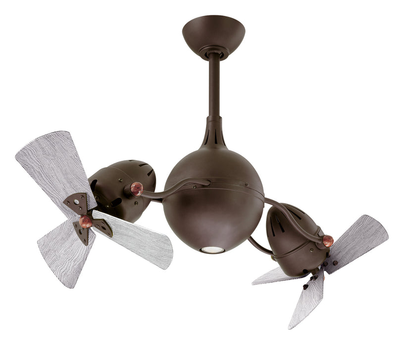 Matthews Fan Company - AQ-TB-WDBW - 38 Inch Ceiling Fan - Acqua - Textured Bronze