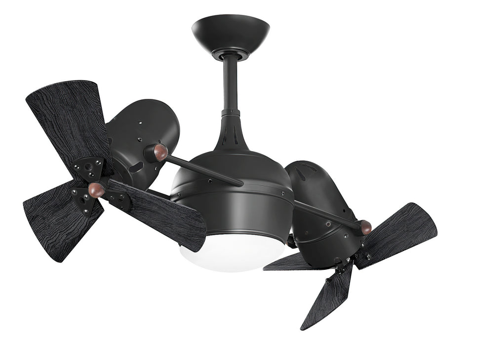 Matthews Fan Company - DGLK-BK-WDBK - 41 Inch Ceiling Fan - Dagny - Matte Black