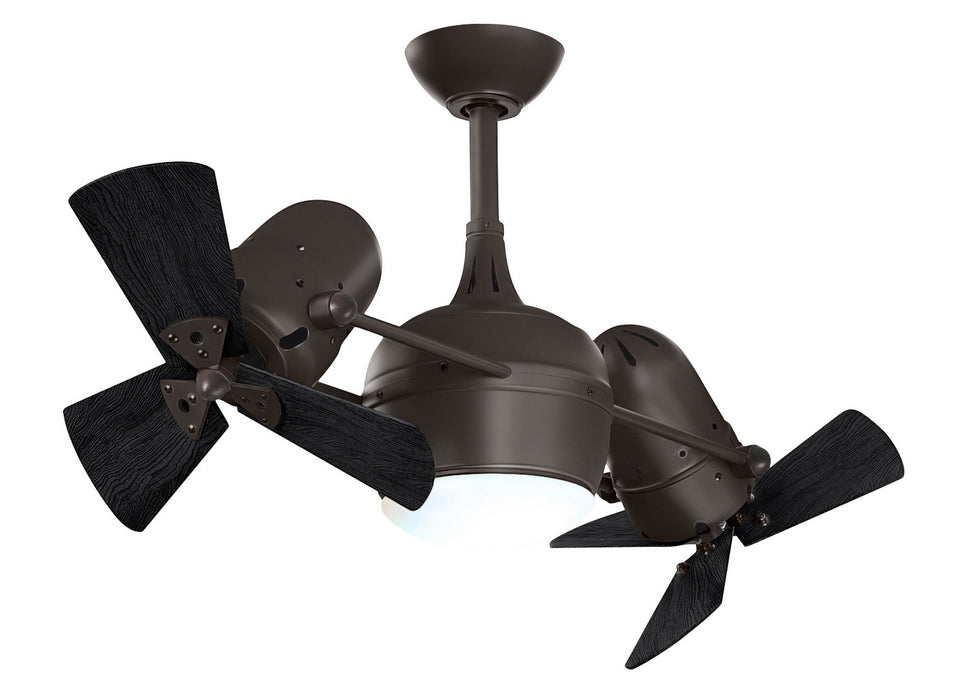 Matthews Fan Company - DGLK-TB-WDBK - 41 Inch Ceiling Fan - Dagny - Textured Bronze