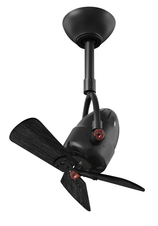 Matthews Fan Company - DI-BK-WDBK - 16 Inch Ceiling Fan - Diane - Matte Black