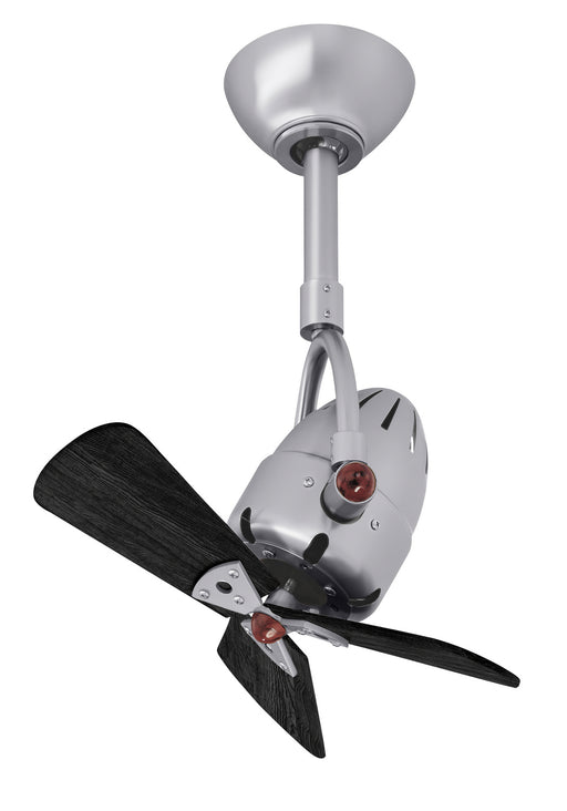Matthews Fan Company - DI-BN-WDBK - 16 Inch Ceiling Fan - Diane - Brushed Nickel