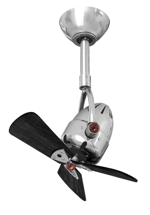 Matthews Fan Company - DI-CR-WDBK - 16 Inch Ceiling Fan - Diane - Polished Chrome