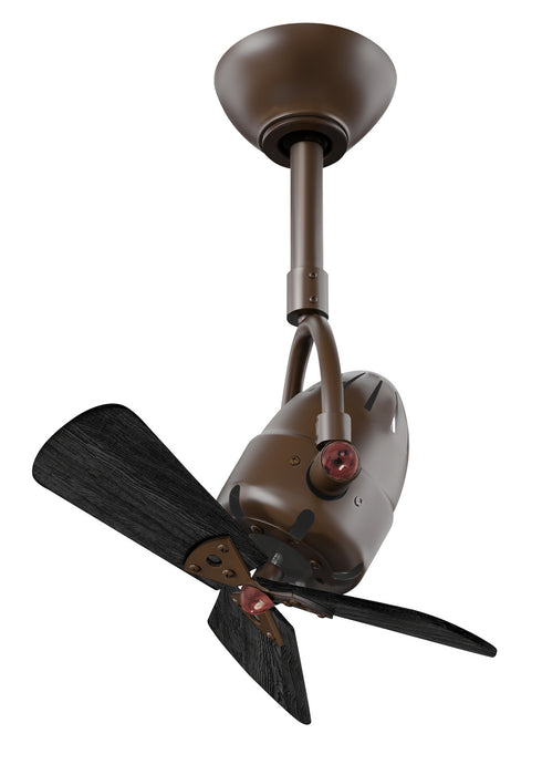 Matthews Fan Company - DI-TB-WDBK - 16 Inch Ceiling Fan - Diane - Textured Bronze