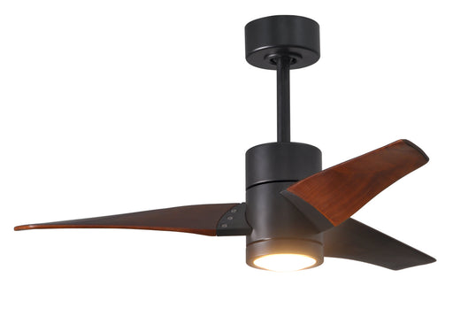 Matthews Fan Company - SJ-BK-WN-42 - 42 Inch Ceiling Fan - Super Janet - Matte Black
