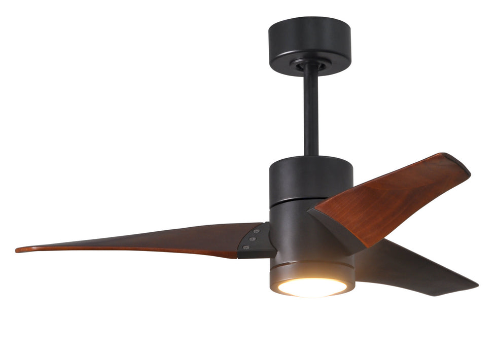 Matthews Fan Company - SJ-BK-WN-42 - 42 Inch Ceiling Fan - Super Janet - Matte Black