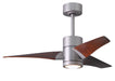Matthews Fan Company - SJ-BN-WN-42 - 42 Inch Ceiling Fan - Super Janet - Brushed Nickel