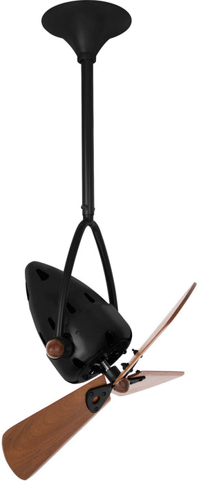 Matthews Fan Company - JD-BK-WD - 16 Inch Ceiling Fan - Jarold Direcional - Matte Black