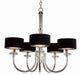 Studio M - SM23755BTPS - Five Light Chandelier - Manhattan - Plated Silver