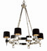 Studio M - SM23766BTPS - Six Light Chandelier - Jefferson - Plated Silver