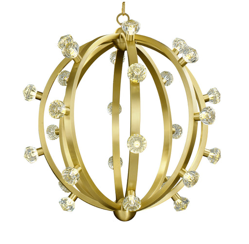 Studio M - SM23774BCSBR - LED Pendant - Norma Jeane - Satin Brass