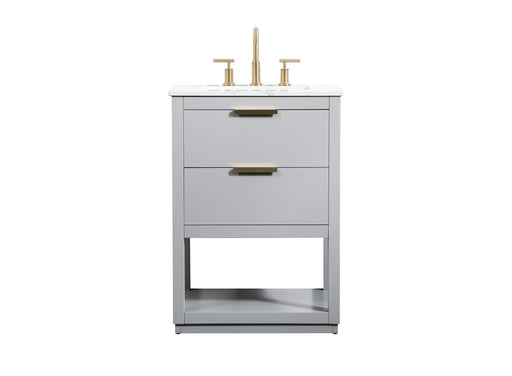 Larkin Vanity Sink Set Grey