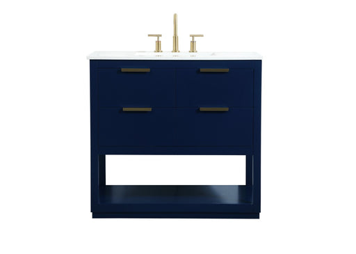 Larkin Vanity Sink Set Blue