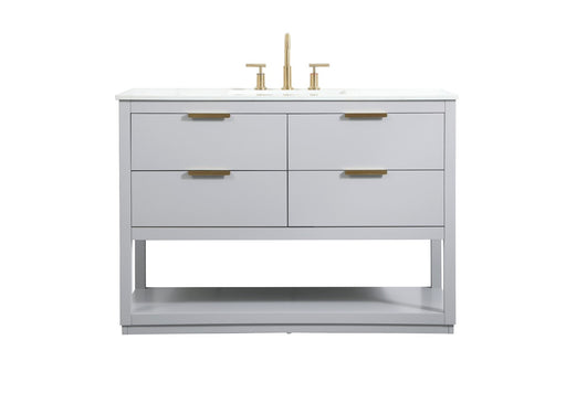Larkin Vanity Sink Set Grey