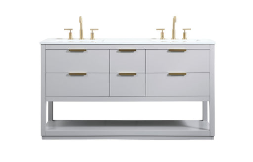Larkin Vanity Sink Set Grey