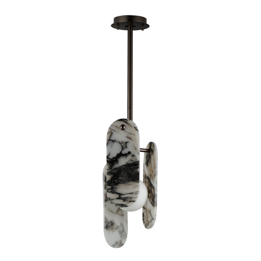 Megalith - Stone LED Pendant Brushed Bronze