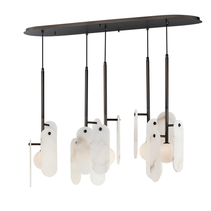 Studio M - SM24815WAGM - LED Pendant - Megalith - Stone - Gunmetal