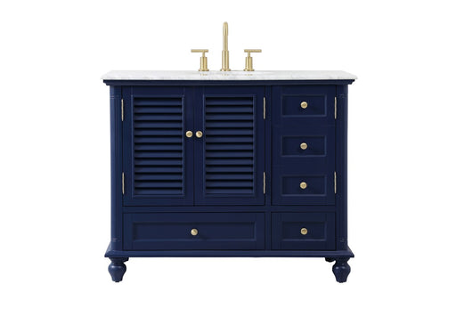 Rhodes Vanity Sink Set Blue