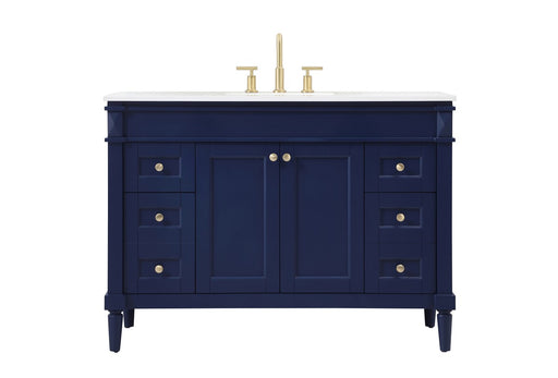 Bennett Single Bathroom Vanity Blue