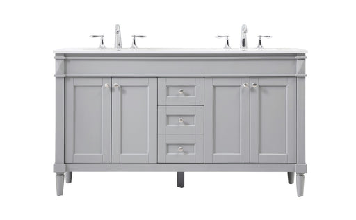 Bennett Double Bathroom Vanity Grey