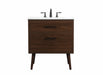 Elegant Lighting - VF41030MWT - Single Bathroom Vanity - Boise - Walnut