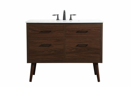 Boise Single Bathroom Vanity Walnut