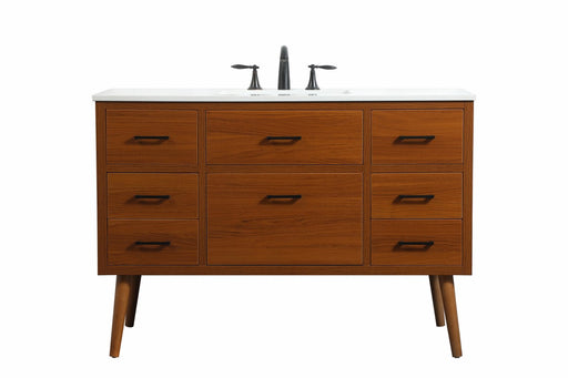 Boise Single Bathroom Vanity Teak