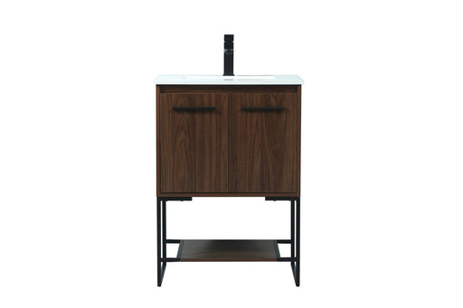 Sloane Vanity Sink Set Walnut