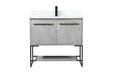 Elegant Lighting - VF42536MCG-BS - Vanity Sink Set - Sloane - Concrete Grey