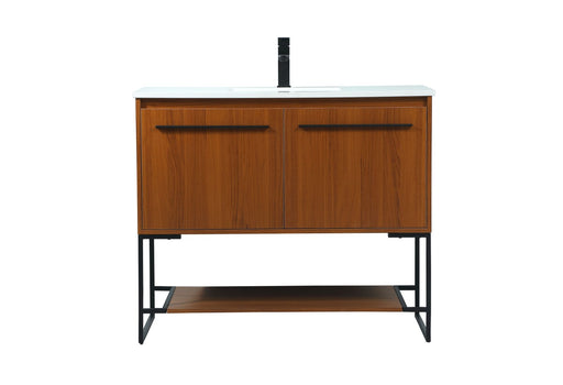 Elegant Lighting - VF42540MTK - Vanity Sink Set - Sloane - Teak
