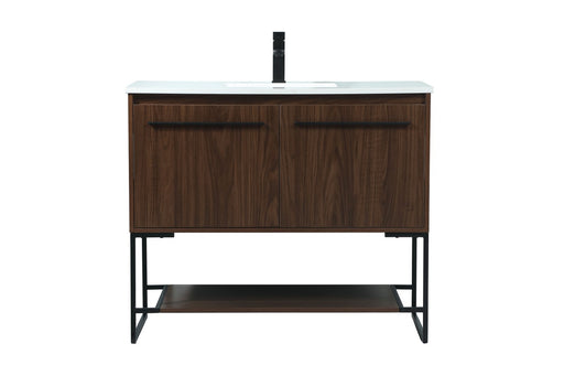 Sloane Vanity Sink Set Walnut