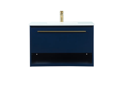 Roman Vanity Sink Set Blue