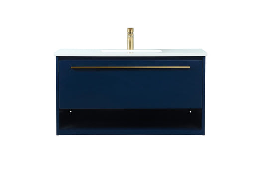 Roman Vanity Sink Set Blue