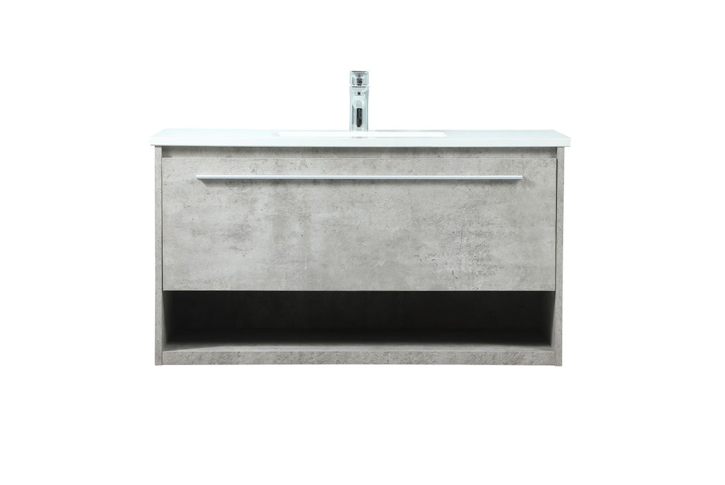 Elegant Lighting - VF43536MCG - Vanity Sink Set - Roman - Concrete Grey