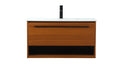 Elegant Lighting - VF43536MTK - Vanity Sink Set - Roman - Teak