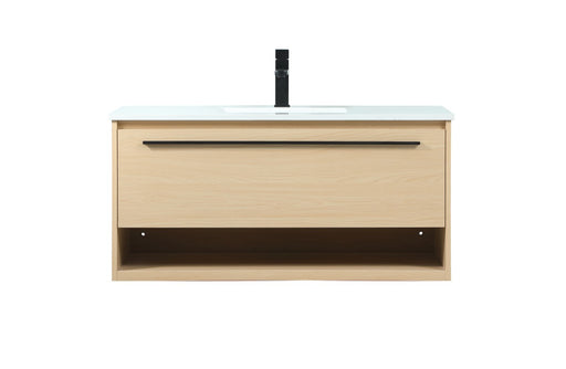 Roman Vanity Sink Set Maple