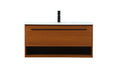Elegant Lighting - VF43540MTK - Vanity Sink Set - Roman - Teak