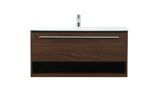 Roman Vanity Sink Set Walnut