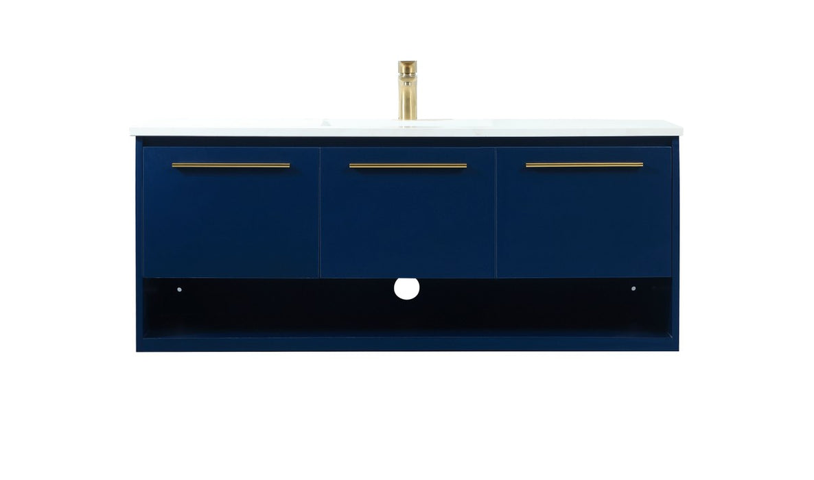Elegant Lighting - VF43548MBL - Vanity Sink Set - Roman - Blue