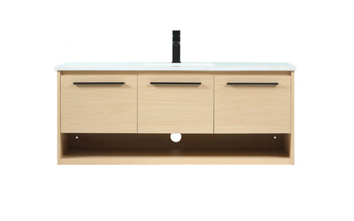 Roman Vanity Sink Set Maple