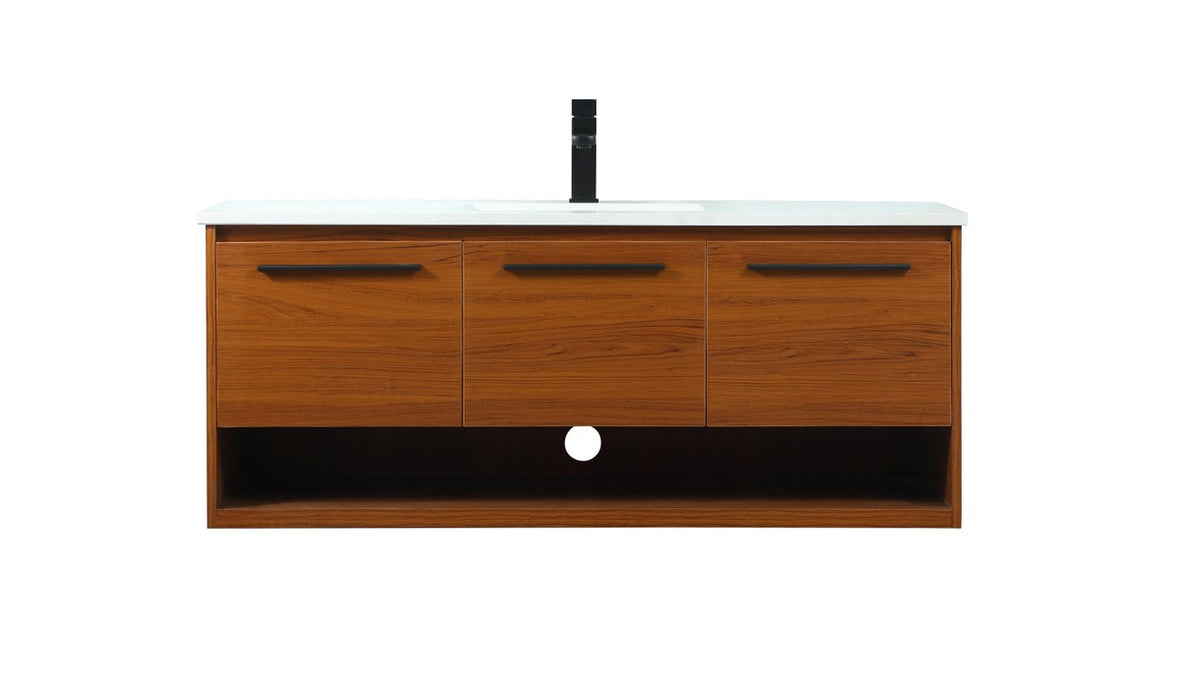 Elegant Lighting - VF43548MTK - Vanity Sink Set - Roman - Teak