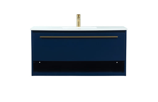 Roman Vanity Sink Set Blue