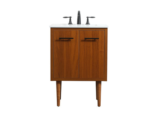 Cyrus Single Bathroom Vanity Teak