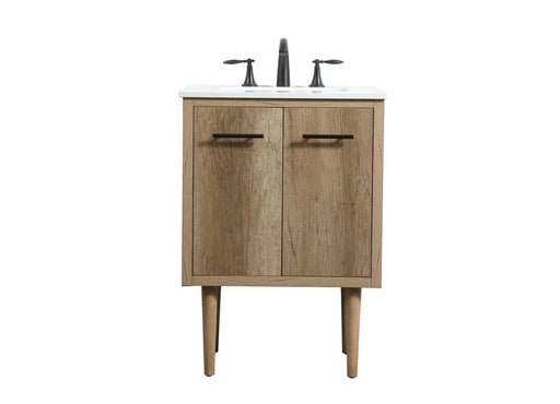 Cyrus Single Bathroom Vanity Natural oak